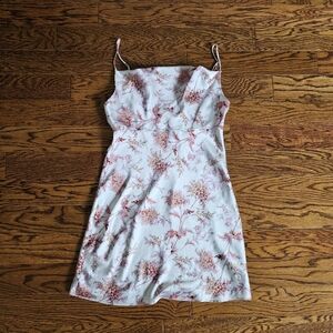 Victoria's Secret Floral Chemise - White and Pink